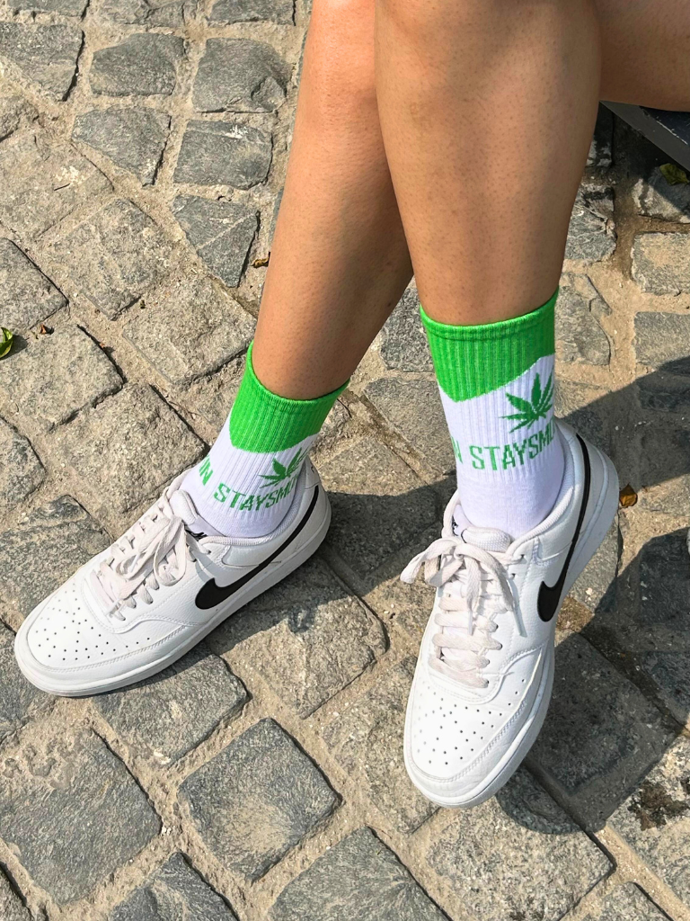 Staysmokin Socks (Green)