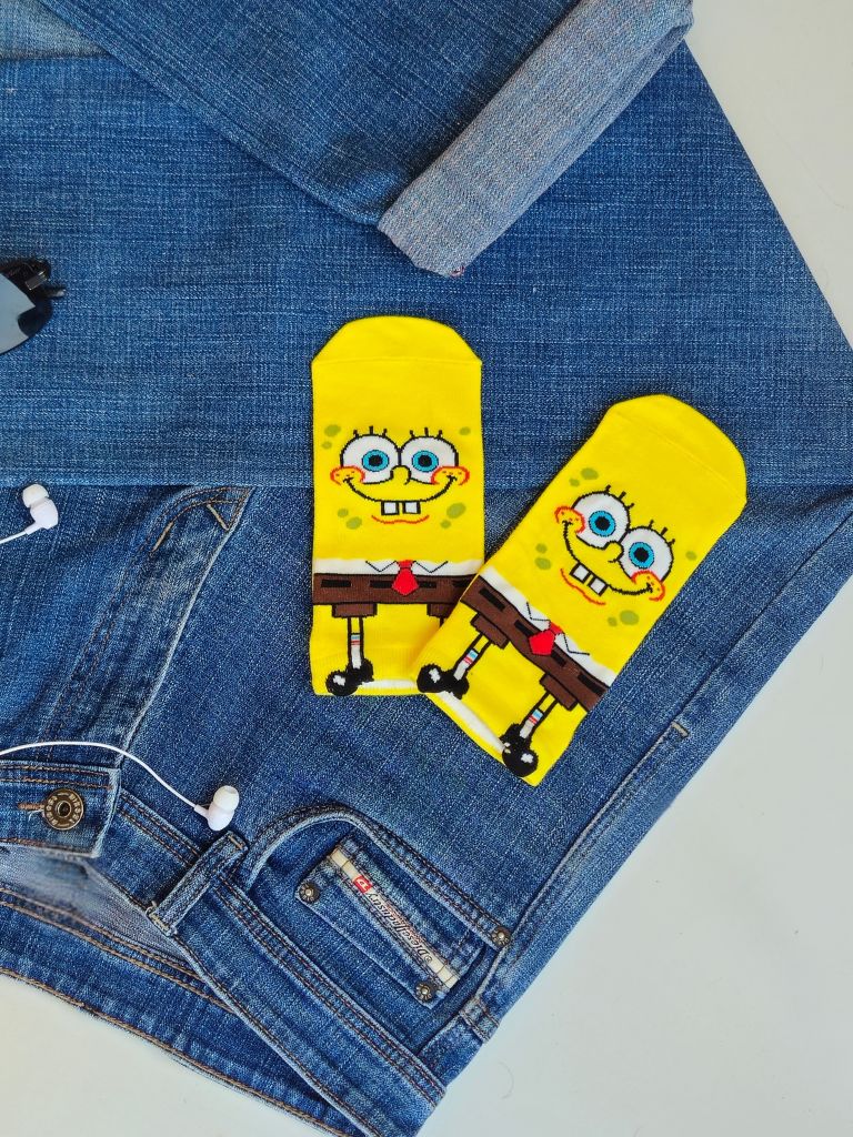 Spunge Bob Socks