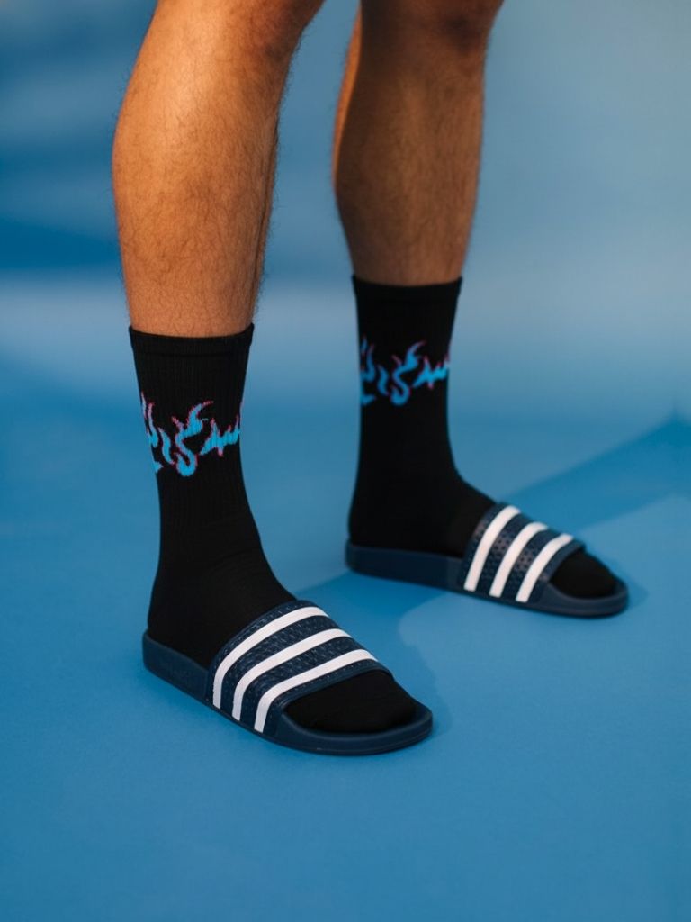 Blue Blaze Socks