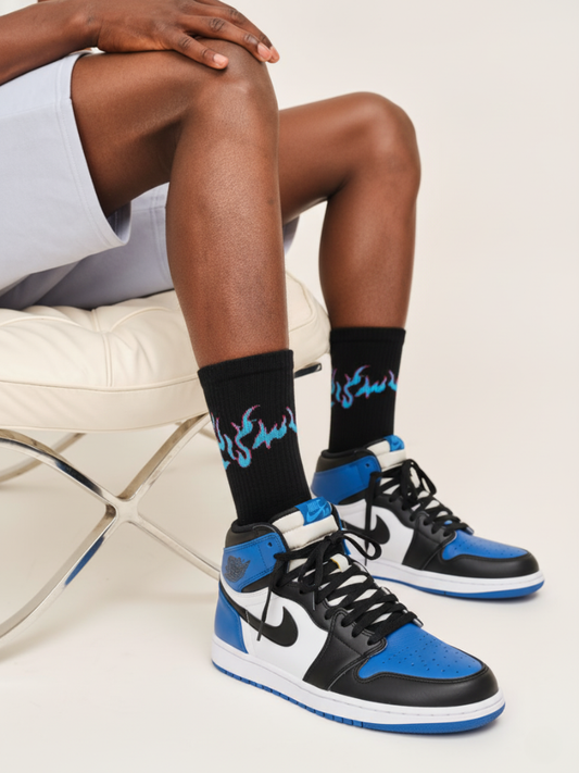 Blue Blaze Socks