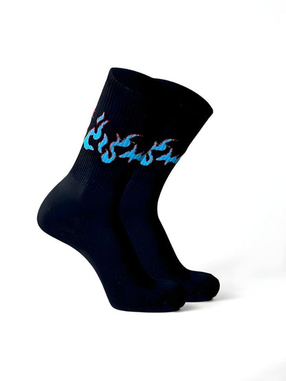 Blue Blaze Socks