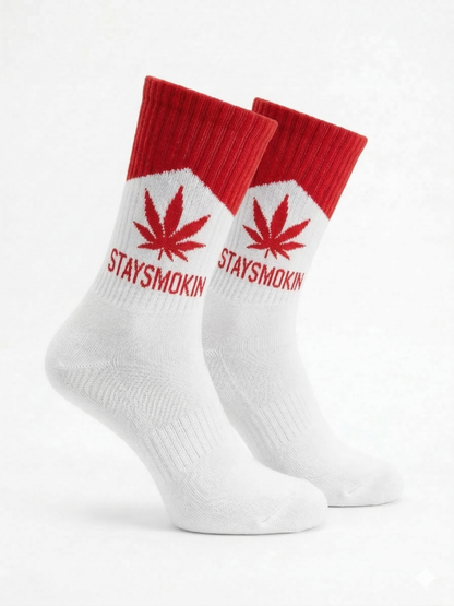 Staysmokin Socks (Red)