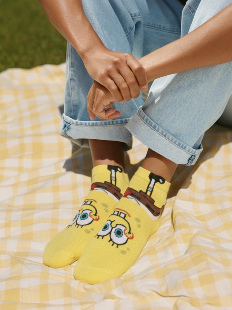 Spunge Bob Socks