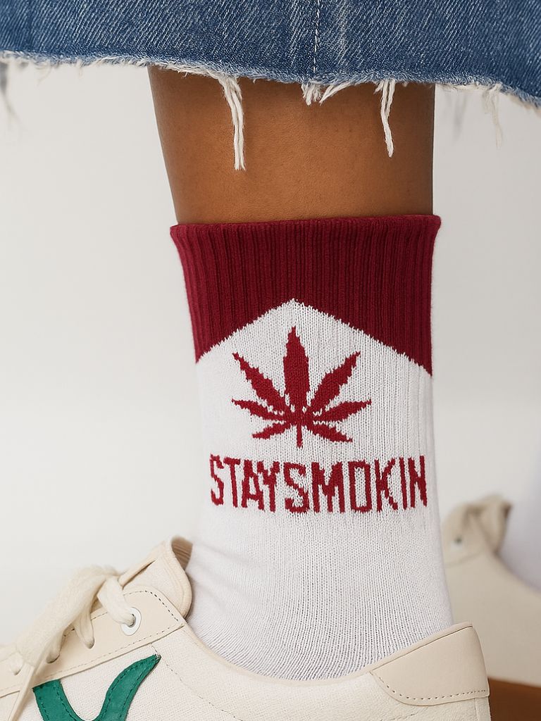 Staysmokin Socks (Red)